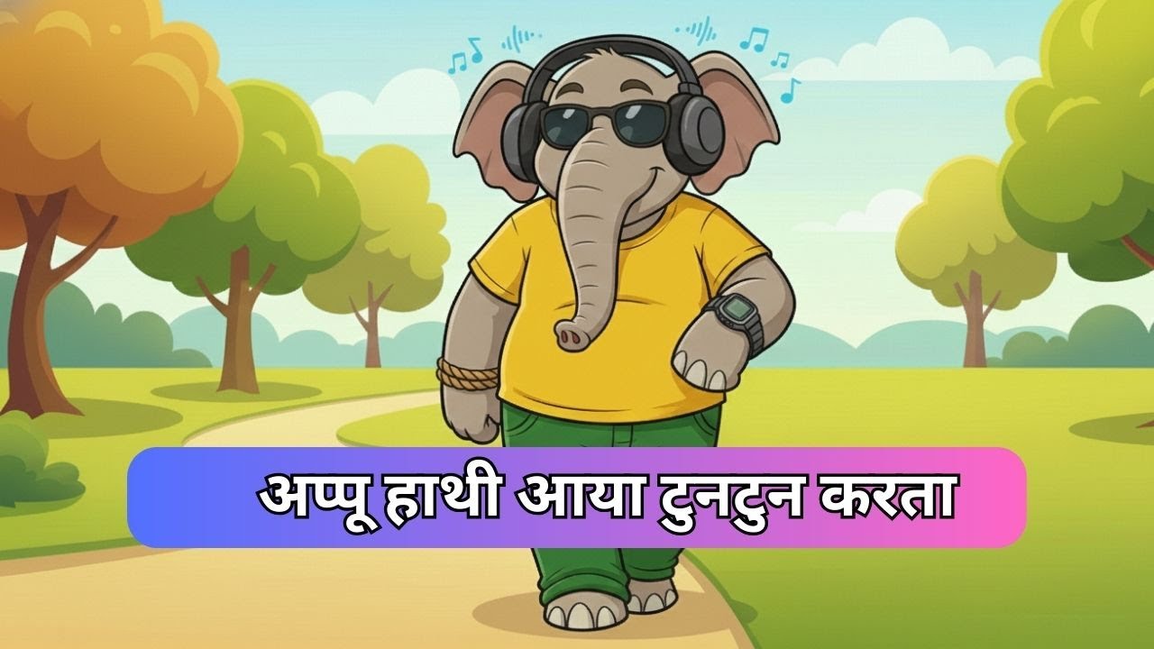 Appu Hathi Aaya - अप्पू हाथी आया टुनटुन करता - Musical Song
