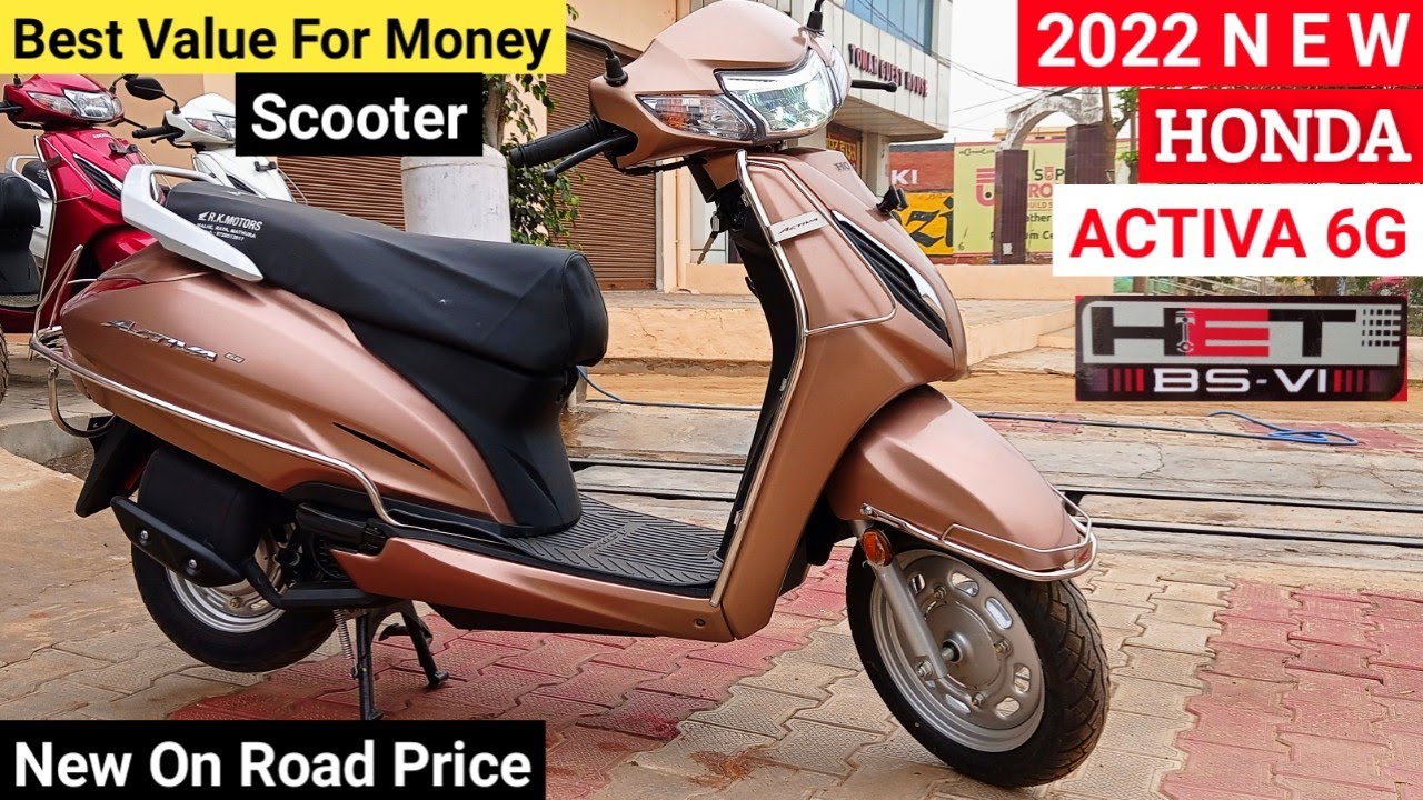 2022 Honda Activa 6g Top Model On Road Price Features Mileage Review In Hindi | Honda Activa 6g