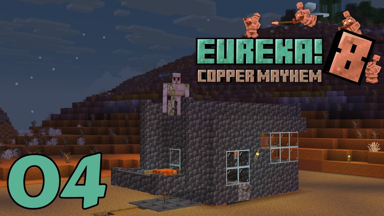 Minecraft Eureka! SMP 04 :: Iron Farm and Surprise Doings of Good!