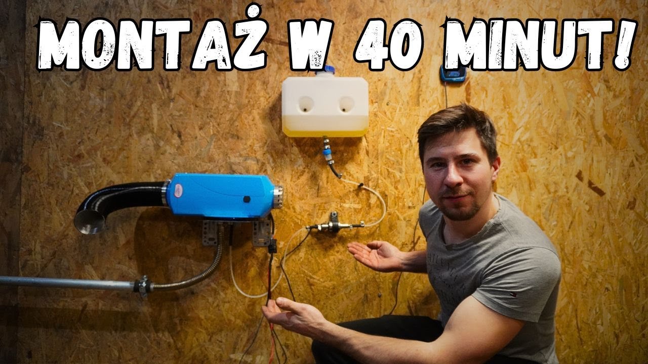 V#96 Chińskie WEBASTO bardzo szybki montaż w garażu i PATROLU Y61 ! #vevor
