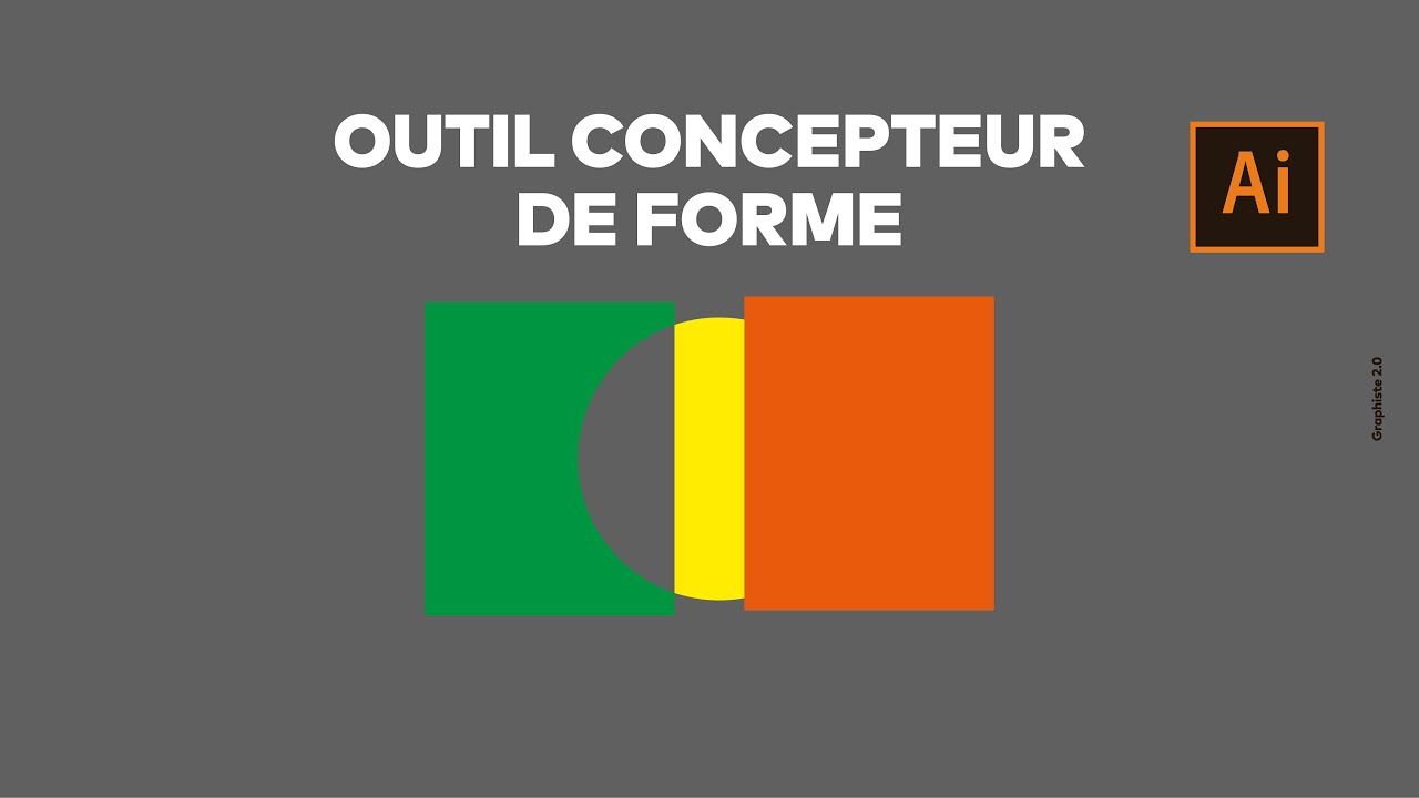 Comment utiliser l'outil concepteur de forme sur Illustrator