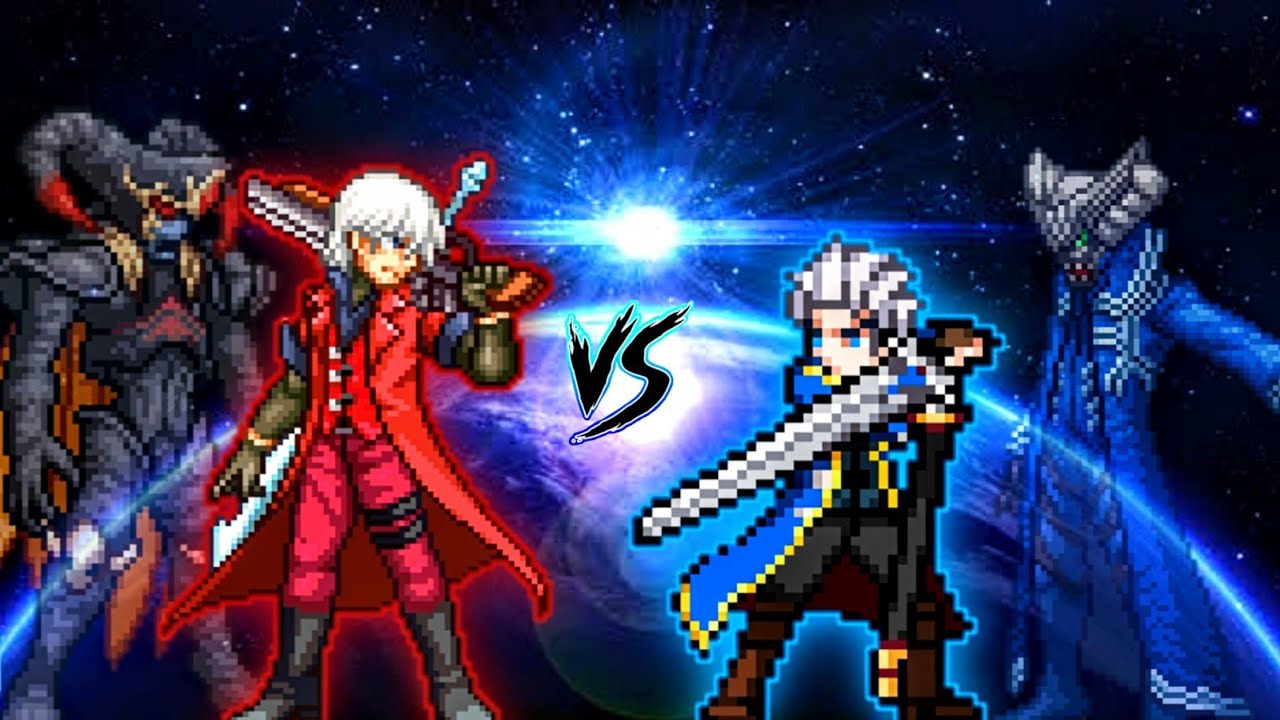 Dante OP (New) VS Vergil OP (New) in Jump Force Mugen🤩