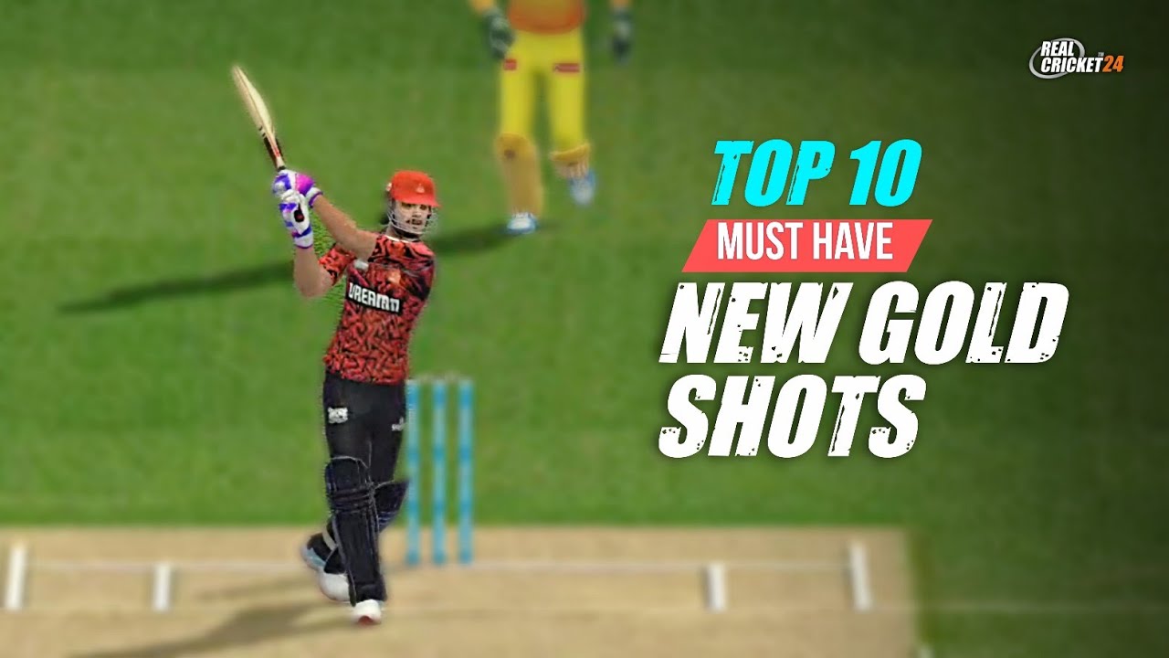 Top 10 NEW GOLD SHOTS That You Must Have🏏| RC24