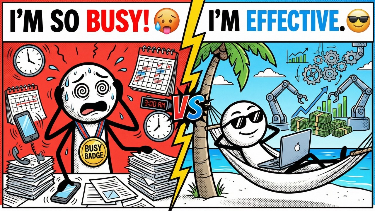The Busy Badge of Honor: Why 'I'm So Busy' Means 'I'm So Useless'