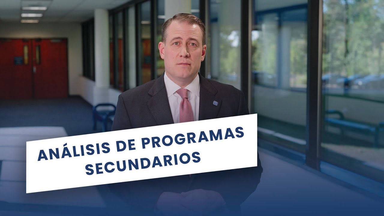 An&aacute;lisis de los Programas Secundarios de MCPS