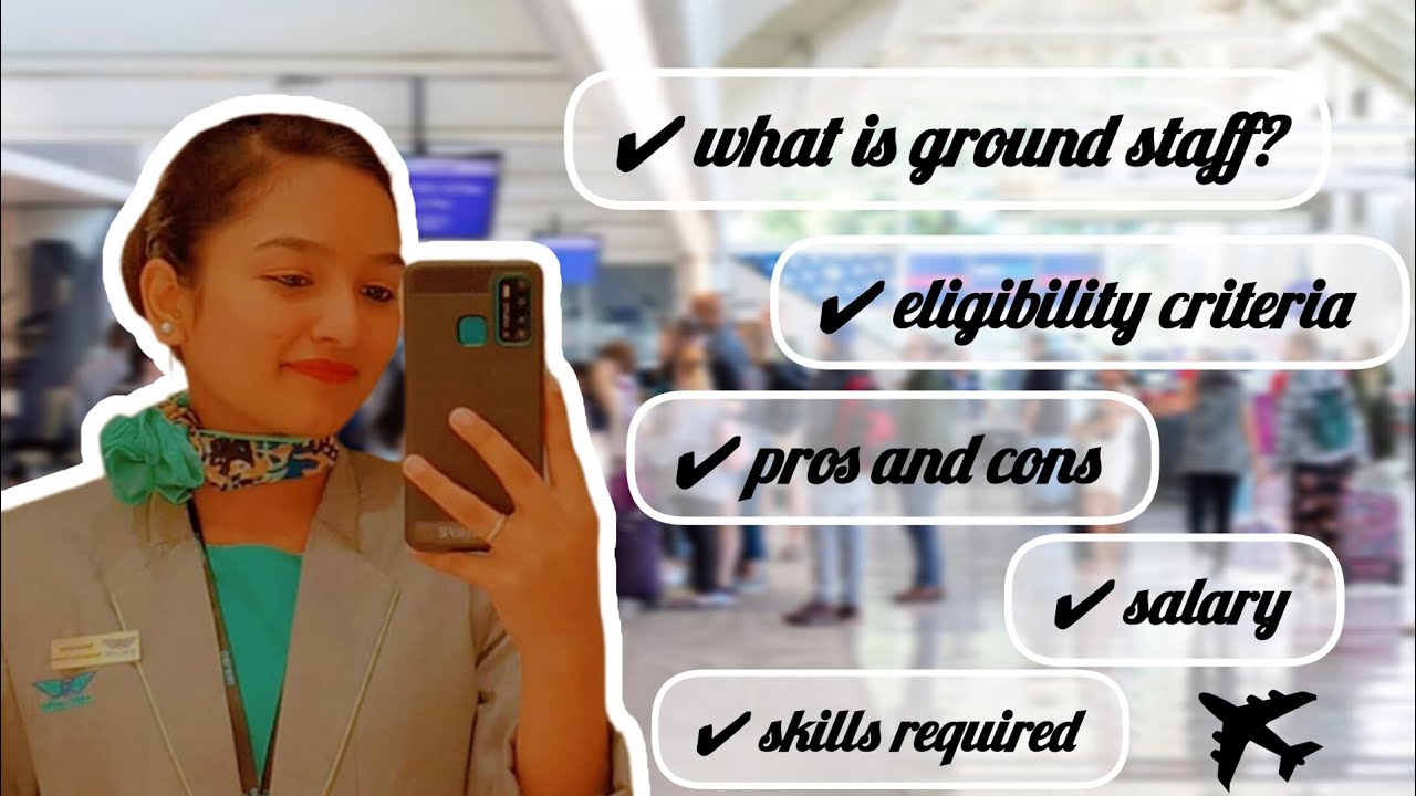 Airport ground staff in detail || salary || pros and cons || Tanisha Shaikh || #groundstaff #airport
