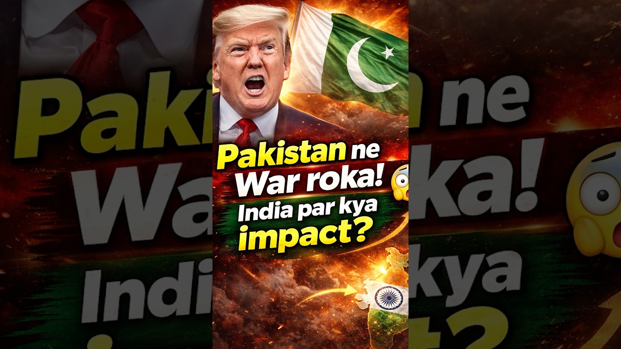 Pakistan ne War roka? 😳 | India par kya impact? #shorts