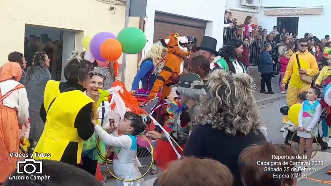 Reportaje de la gran Cabalgata del Carnaval 2023 de Espera (Cádiz)  Sábado 25 de Febrero