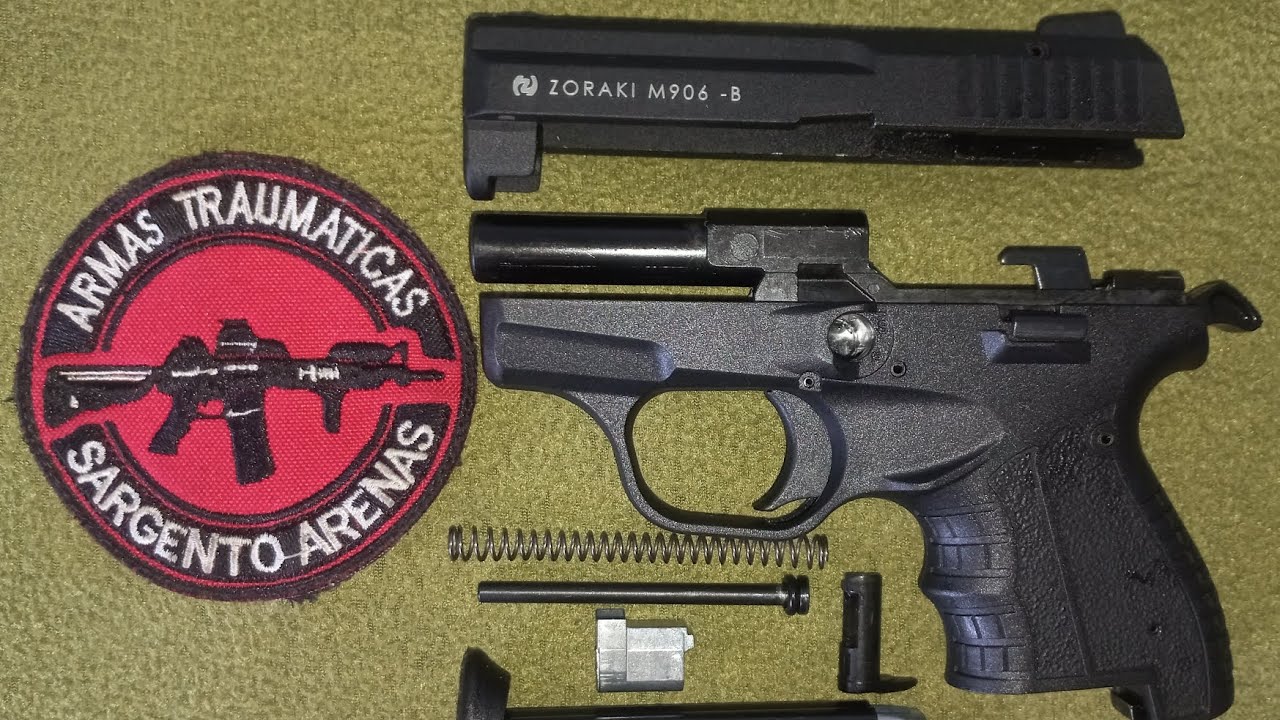 Desarme Pistola Traumática de bolsillo Zoraki M906-B 💥🔫👮🇨🇴