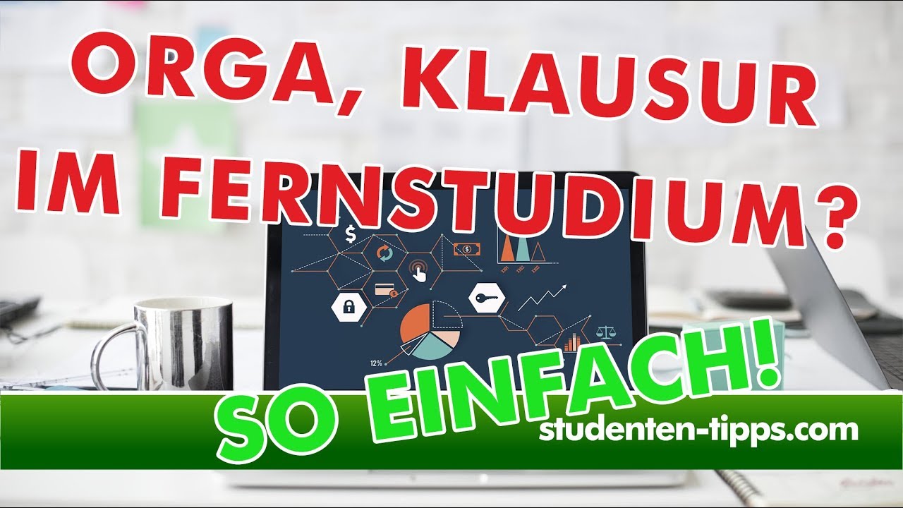 Fernstudium? Organisation, Klausurvorbereitung und Ausrüstung - Master an der IUBH Studenten-Tipps