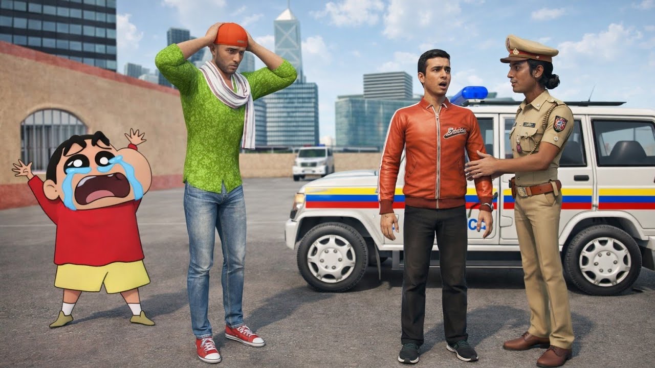Franklin ke Chacha ko Police ne Pakad Liya 😱 | Indian Theft Auto Simulator 