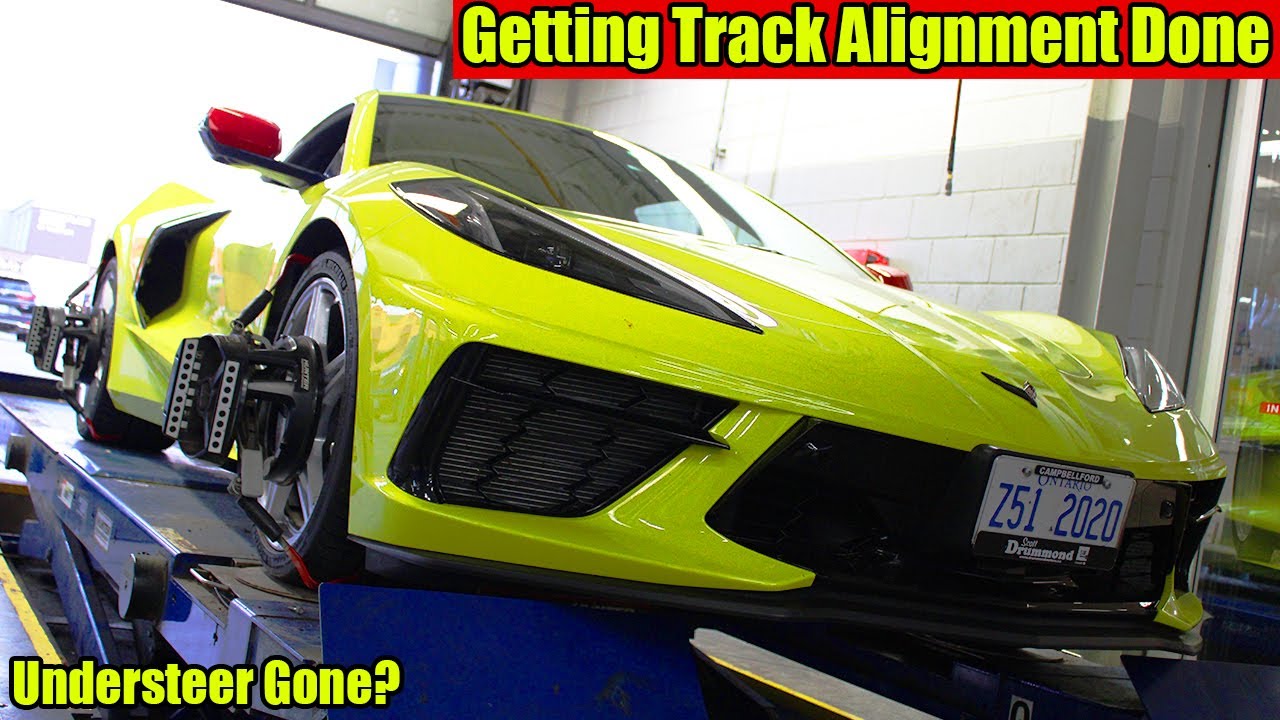 Getting Track Alignment And New Rims On The C8