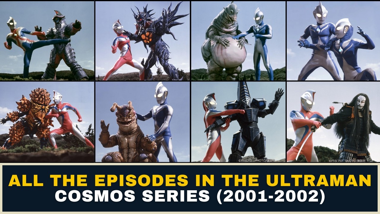 All The Episodes In The Ultraman Cosmos Series (2001-2002) #ultraman #ultramancosmos #ultramanzero