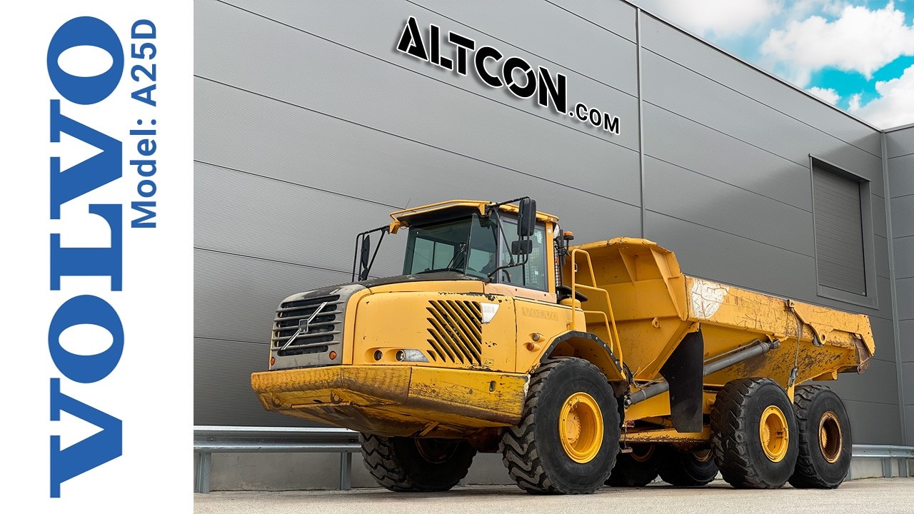 Used VOLVO A25D ARTICULATED DUMPER for Sale | 2007 | Worldwide shipping