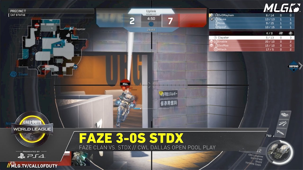 FaZe 3-0 STDX - #CWLDallas Open