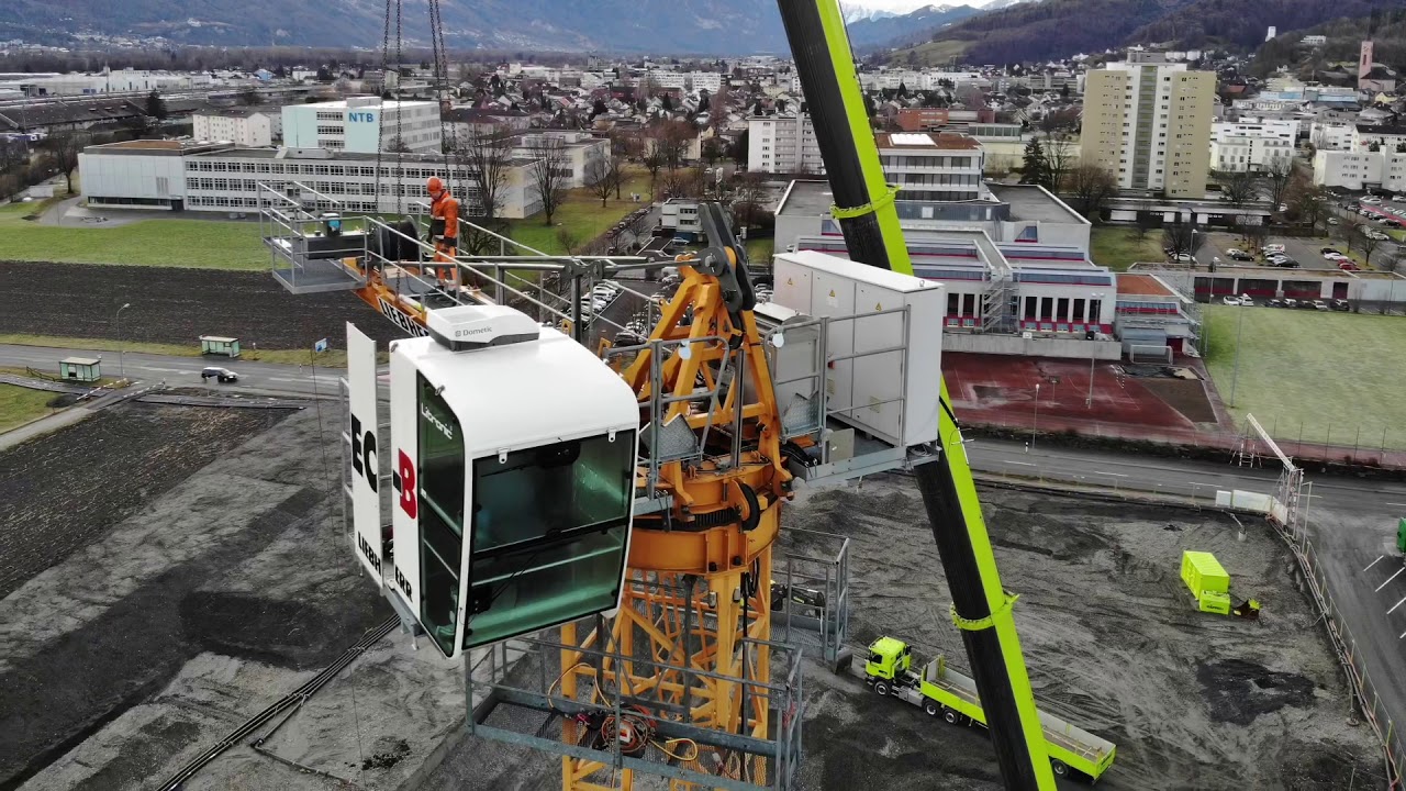 Liebherr Kran Montage 150ECB Buchs SG