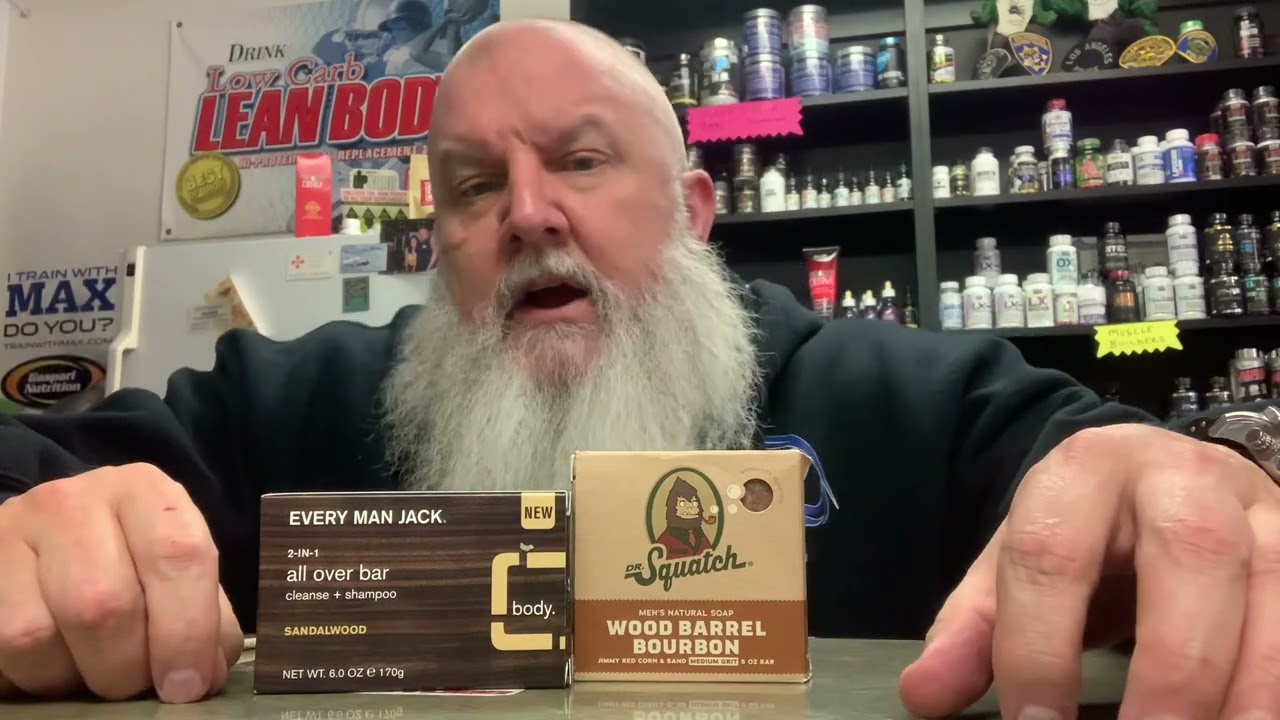 Every Man Jack Bar Soap VS Dr Squatch Bar Soap