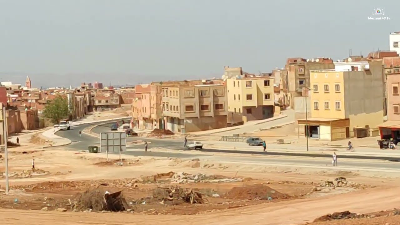 دور جابر  تهيئة الطريق الجديدة طريق أكليم الأشغال مستمرة