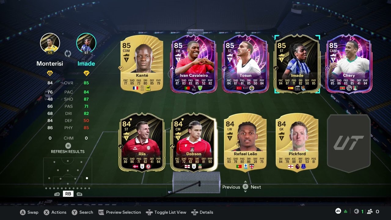 Fifa 26 PC gameplay - Squad building challenge