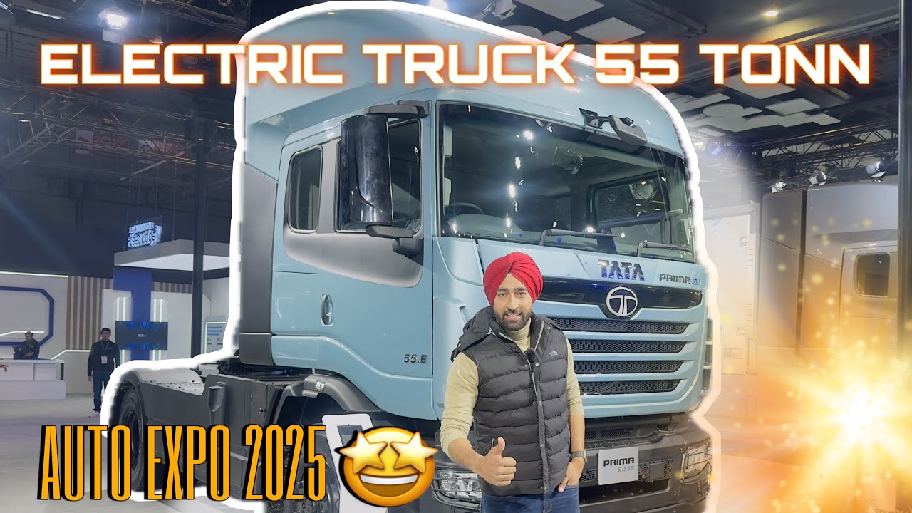 ELECTRIC TRUCK 55 Tonn - Tata Motors at AUTO EXPO 2025 🤩