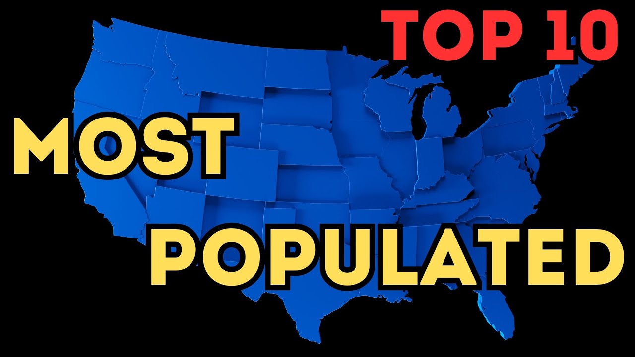 TOP 10 📊 Most Populated US States 🌎 Which State Has the Largest Population