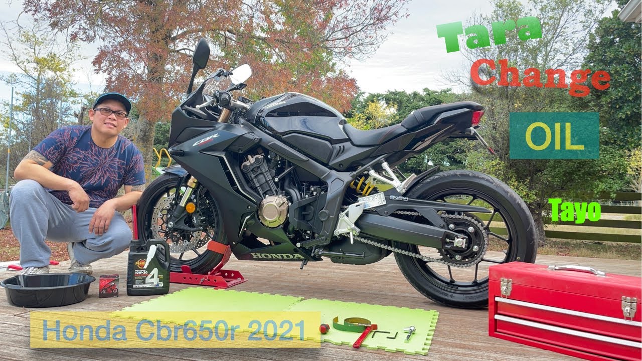 CHANGE OIL!! Cbr650r 2021