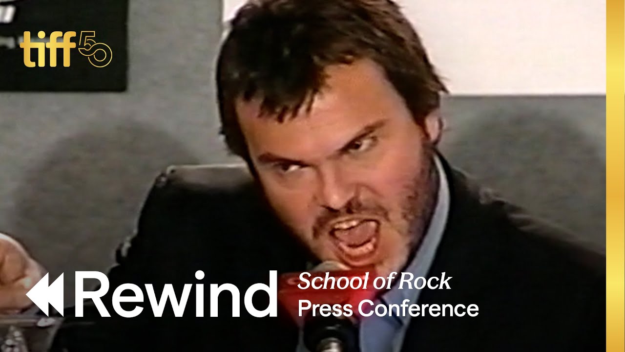 SCHOOL OF ROCK | Press Conference (2003 World Premiere) | TIFF REWIND