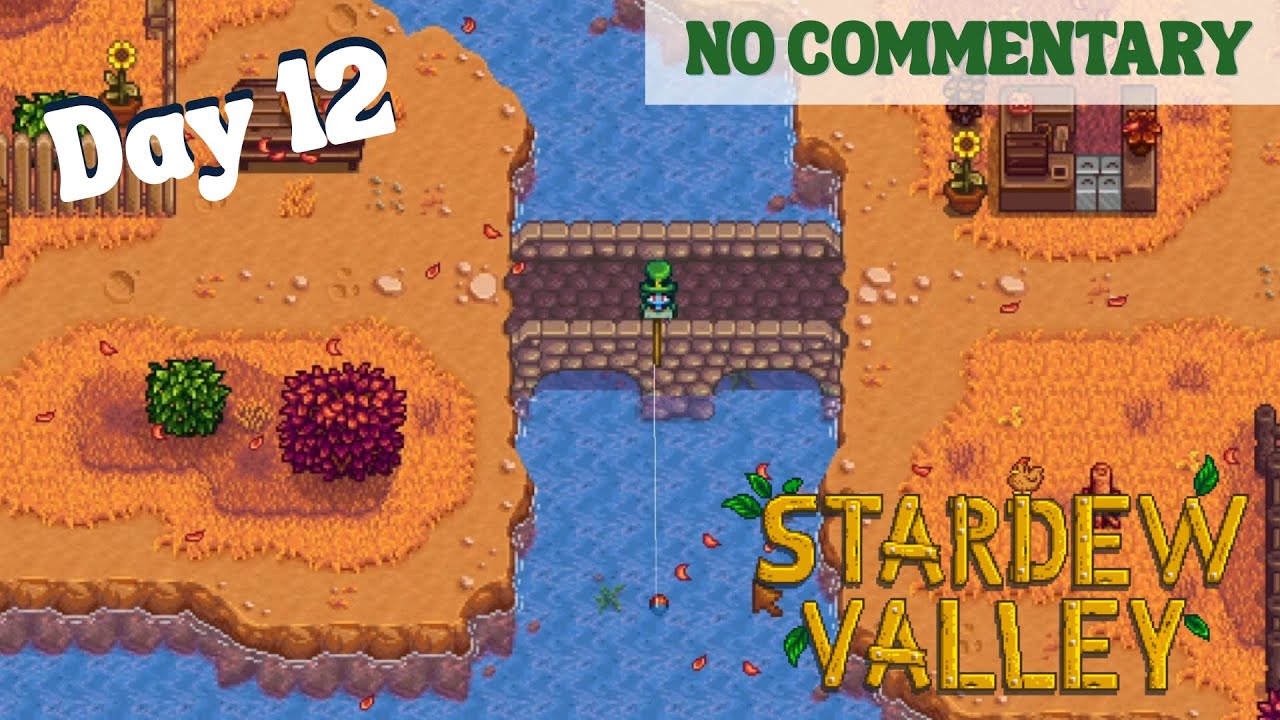 No Commentary Stardew Valley - Day 12 - YouTuber's Luck