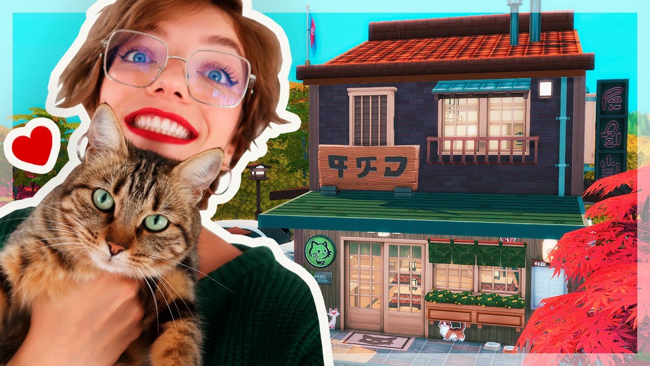 J'ai créé un Neko Café ! | Les Sims 4 🐱