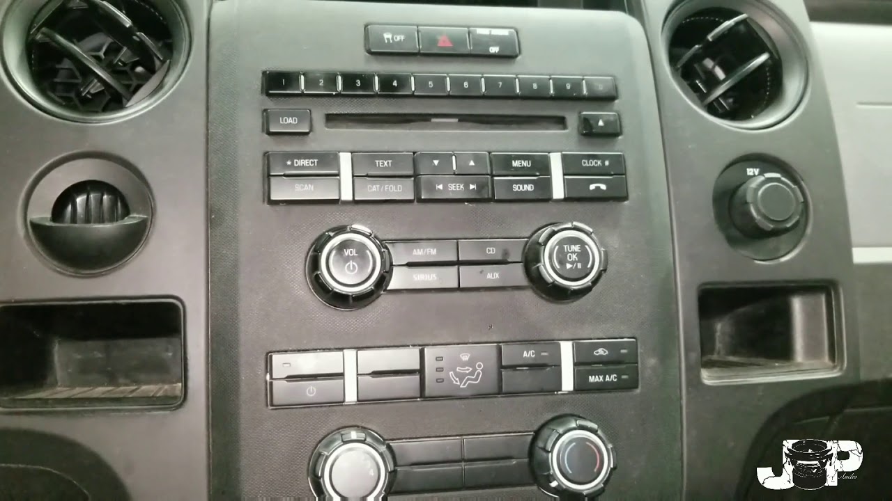 2012 ford f150 radio removal/install