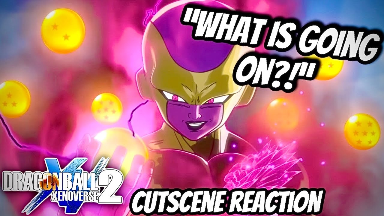 Фанат DBZ РЕАКЦИЯ на сюжетные сцены дополнения Future Saga для Xenoverse 2! (Фриза просто с ума с...