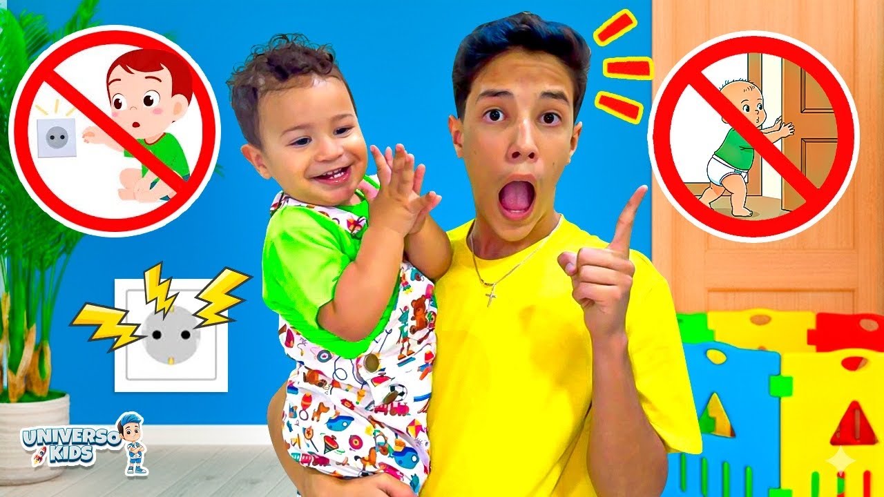 Henrique ensina Heitor as Regras de Segurança para CRIANÇAS e BEBÊ - Universo Kids