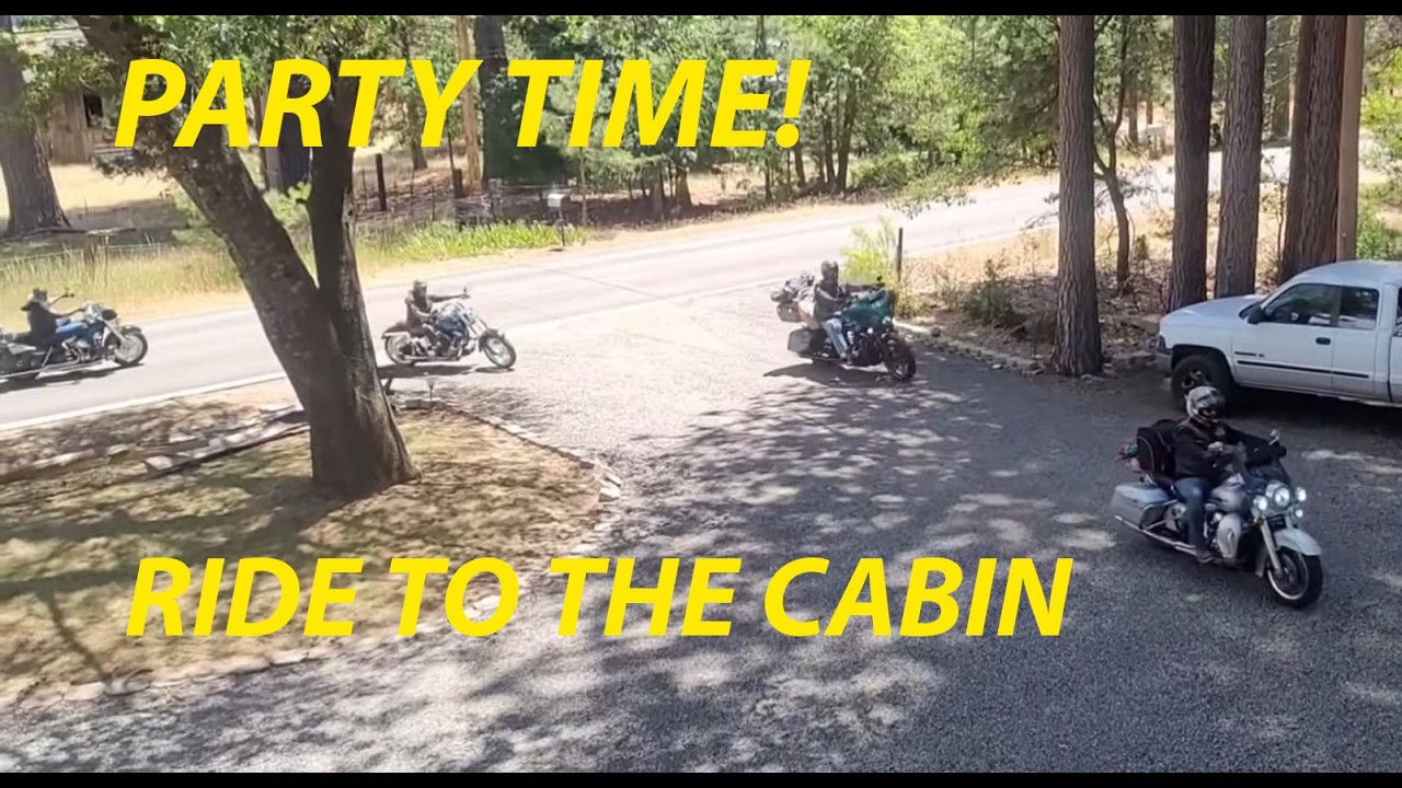 Ride to the cabin, Party Time. #motorcycle #bikelife #roadtrip #biker #harley