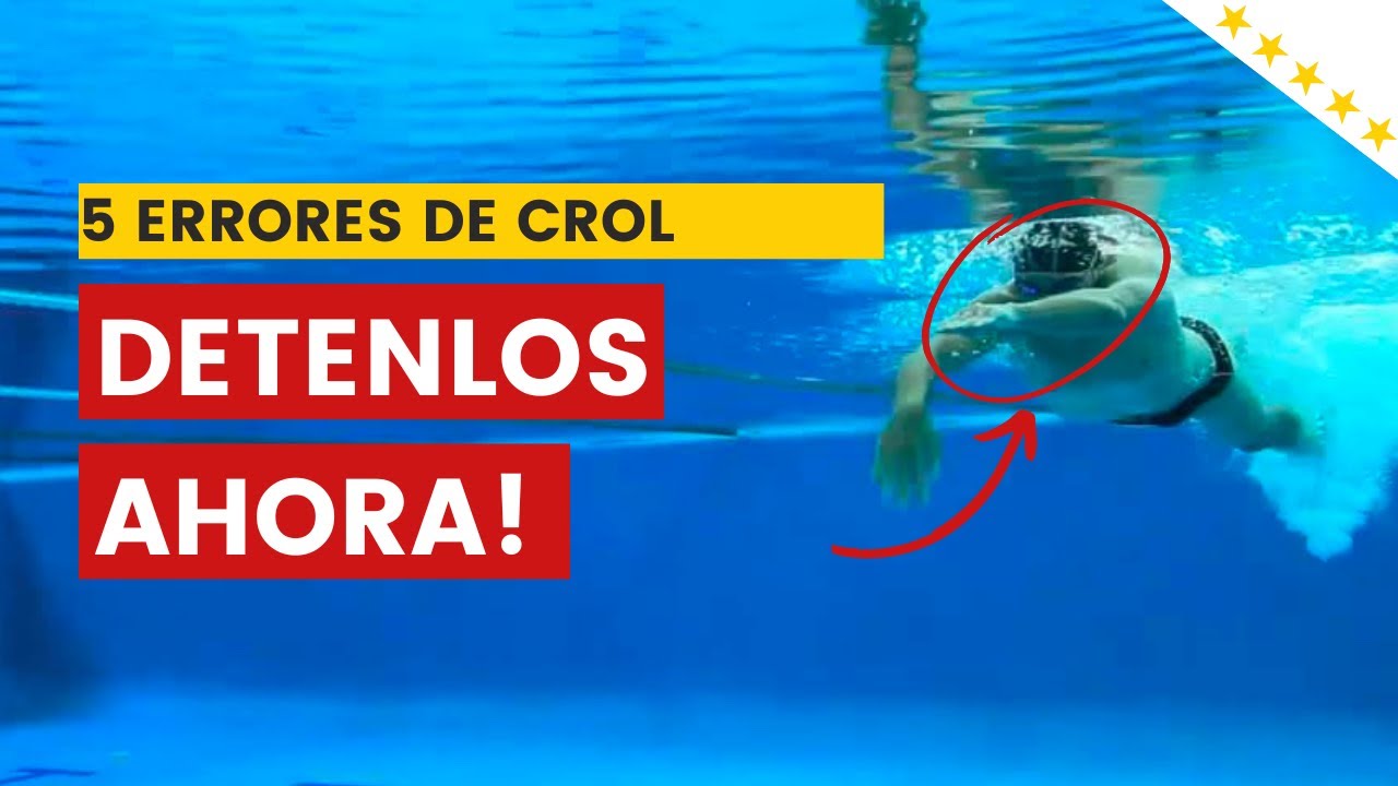 5 ERRORES M&Aacute;S COMUNES DEL ESTILO CROL