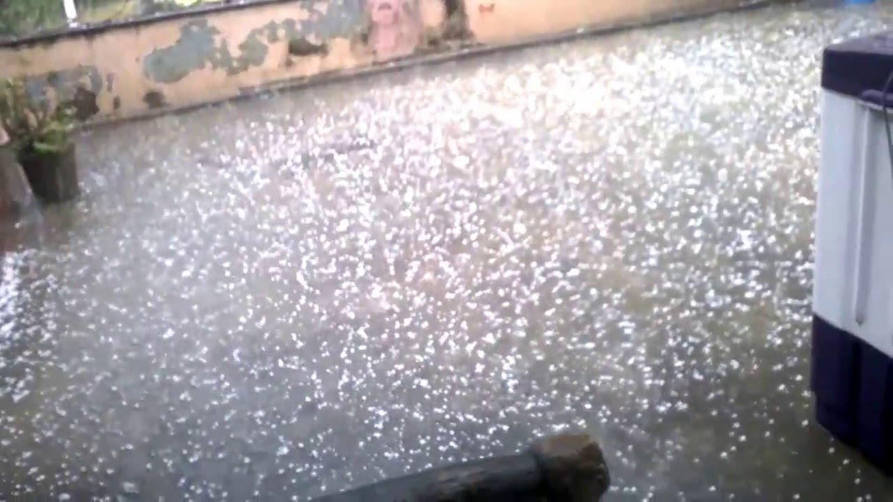 Biggest Hail storm India....