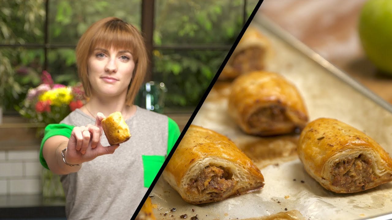 Apple Sausage Rolls | Julie Nolke