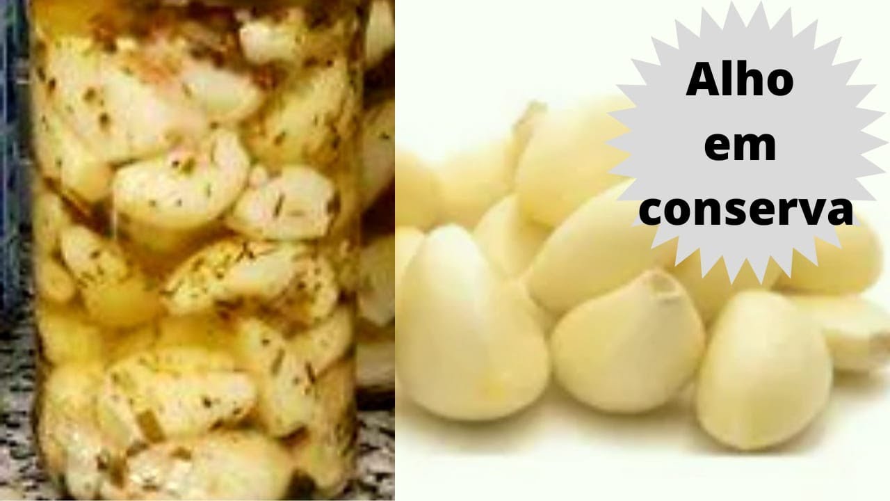 ALHO EM CONSERVA - UM PETISCO DELICIOSO