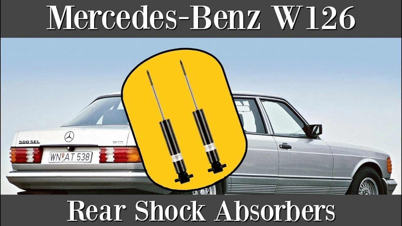 Mercedes-Benz W126 — Инструкция по замене задних амортизаторов подвески.