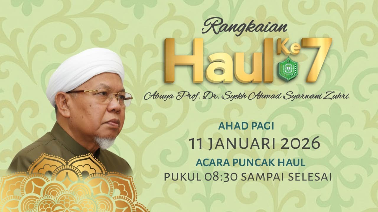🔴 [ LIVE ]  Haul KE-7 Minggu  Abuya Prof.Dr.KH. AHMAD SYARWANI ZUHRI Al-Banjari 11 - JANUARI - 2026