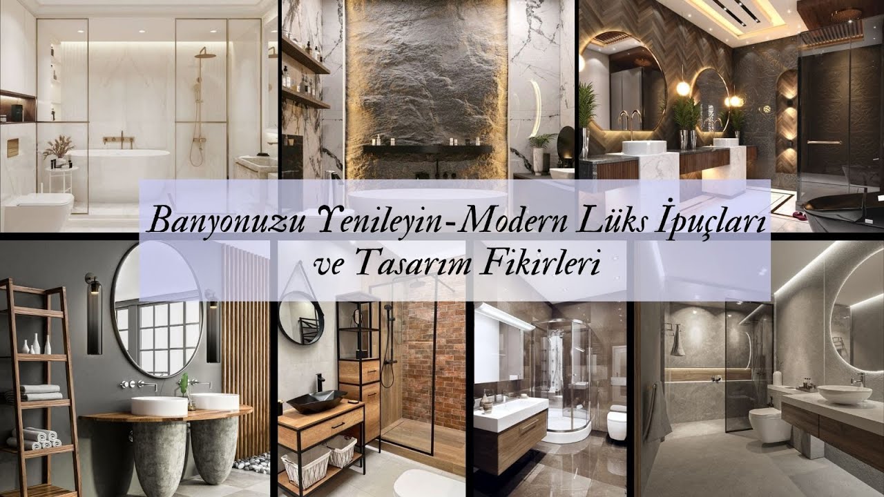 Modern Lüks Banyo Fikirleri ve Tasarımları