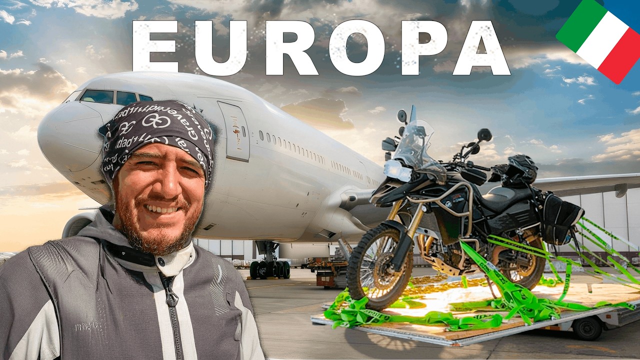 ENVÍO mi MOTO de CANADA a ITALIA en AVIÓN y SEGUIMOS dando la VUELTA al MUNDO | Europa