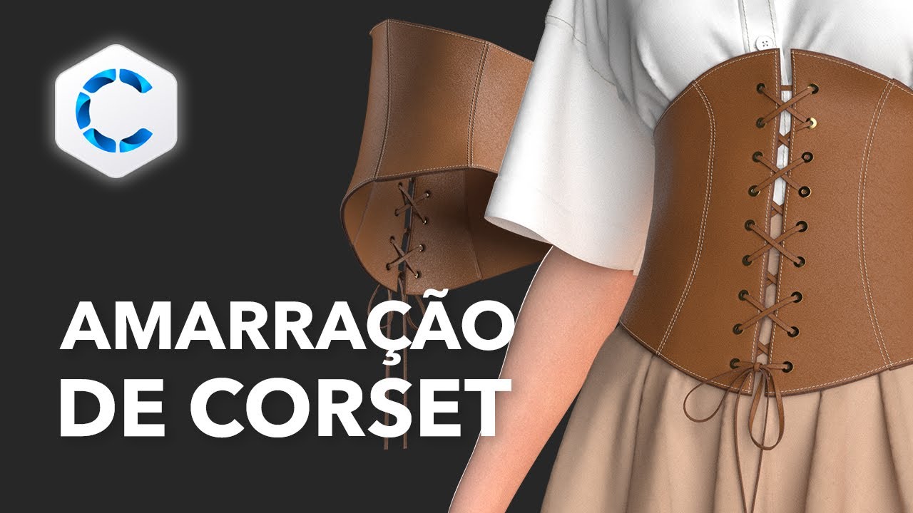 Como Simular Amarrações de Corset com o CLO 3D