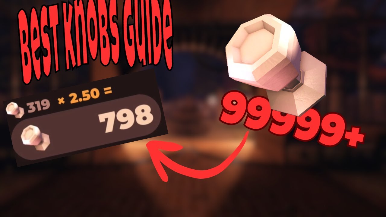 The BEST KNOBS GRIND GUIDE for ROBLOX DOORS.