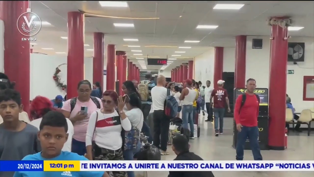 Al menos 25 mil usuarios viajarán desde el Terminal de la Bandera - 20 de diciembre de 2024