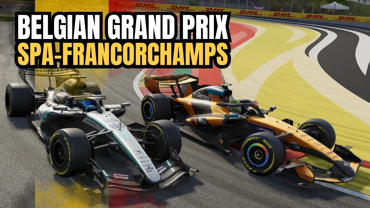 2026 Belgium Grand Prix / SPA-Francorchamps / AI Race Prediction / F1 25 AI Gameplay Simulation!