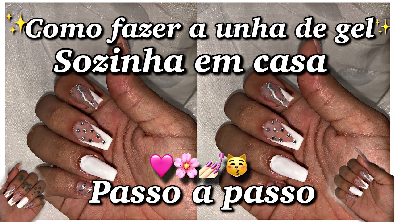 ✨COMO FAZER UNHA DE GEL( molde f1) Sozinha em casa💗💅🏻