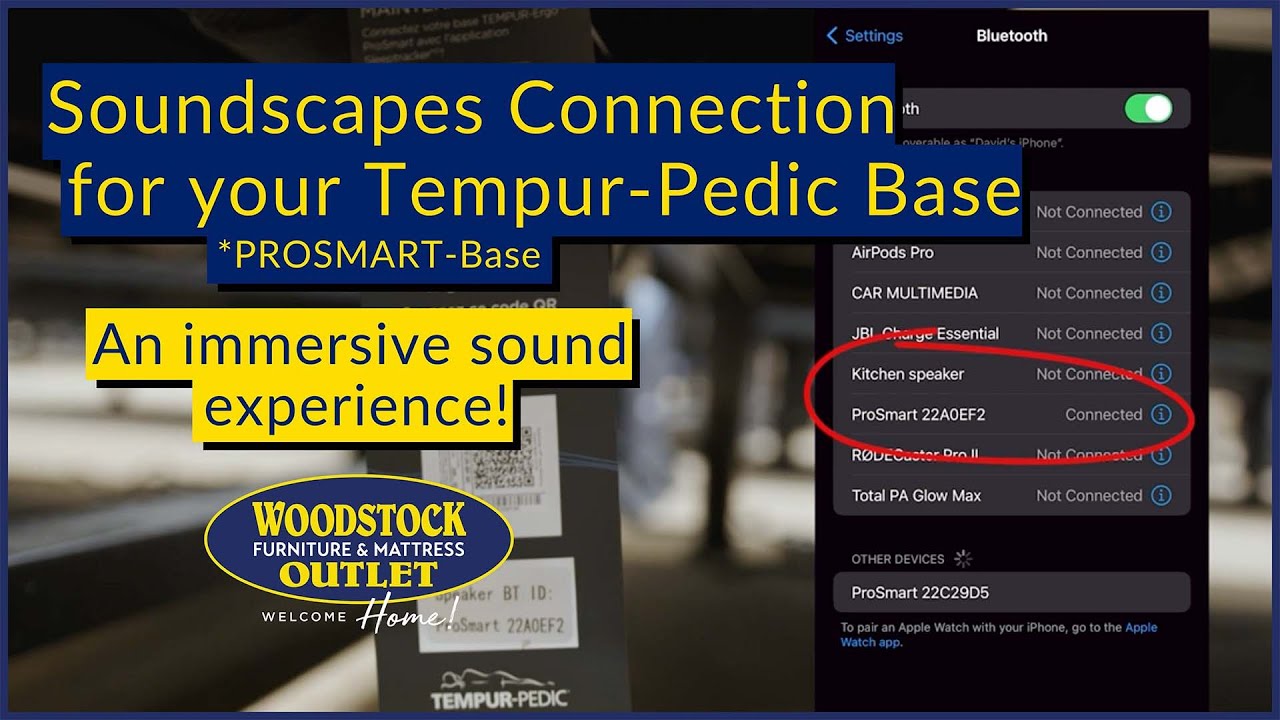 How to use SoundScape Mode on the TEMPUR-Ergo ProSmart Adjustable Base