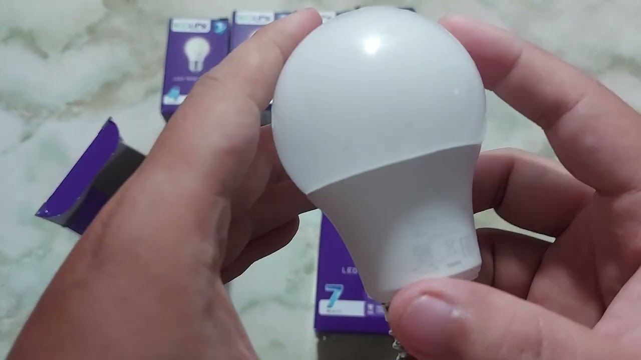 Nyala Terang Harga Murah Banget! Unboxing Lampu Ecolink 4 watt Kuning dan 7 watt Putih!