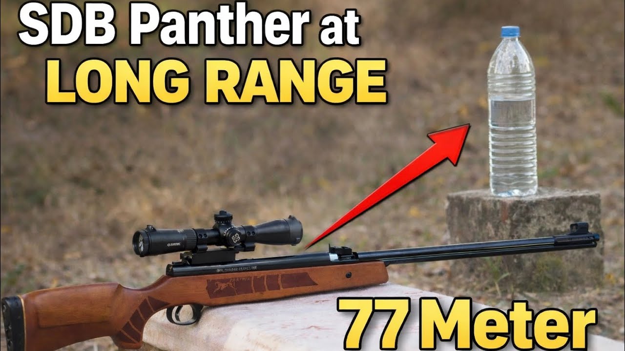 SDB Panther at 77 Meter 😱 | Ultimate Long Range Plinking Test