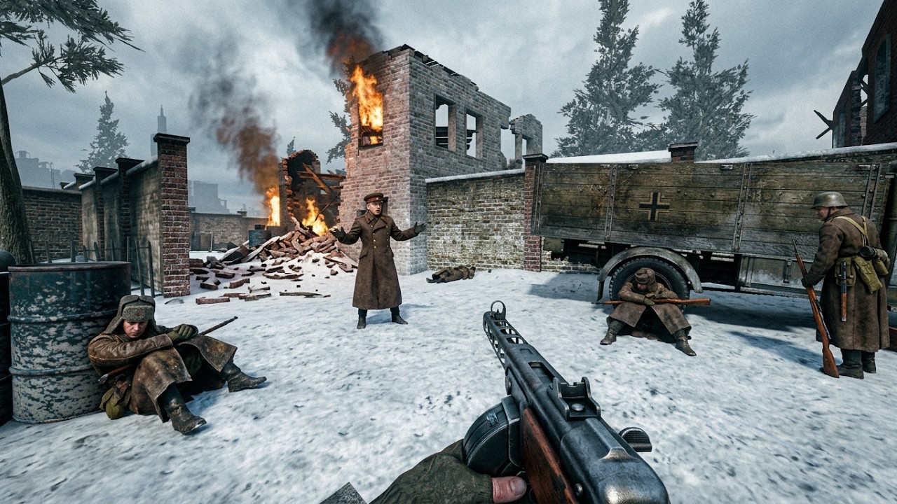 USSR RED ARMY TRAINING CALL OF DUTY 2 WW2 GAMEPLAY !